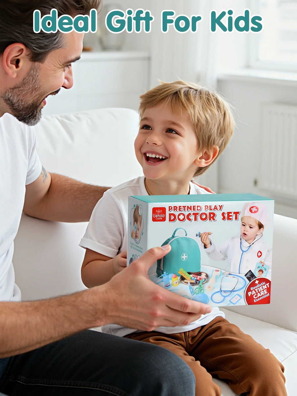 Ultimate 36PCS Realistic Kids Doctor Kit - Wooden Pretend Playset for Imaginative Play