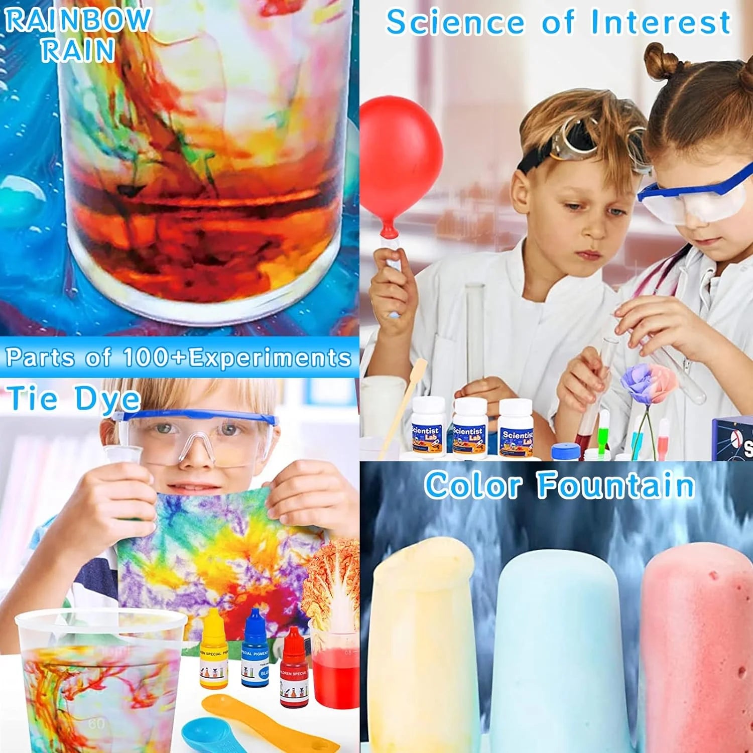 SCIENCE KIT FOR KIDS: 70 ENGAGING LAB EXPERIMENTS - STEM EDUCATIONAL TOYS 