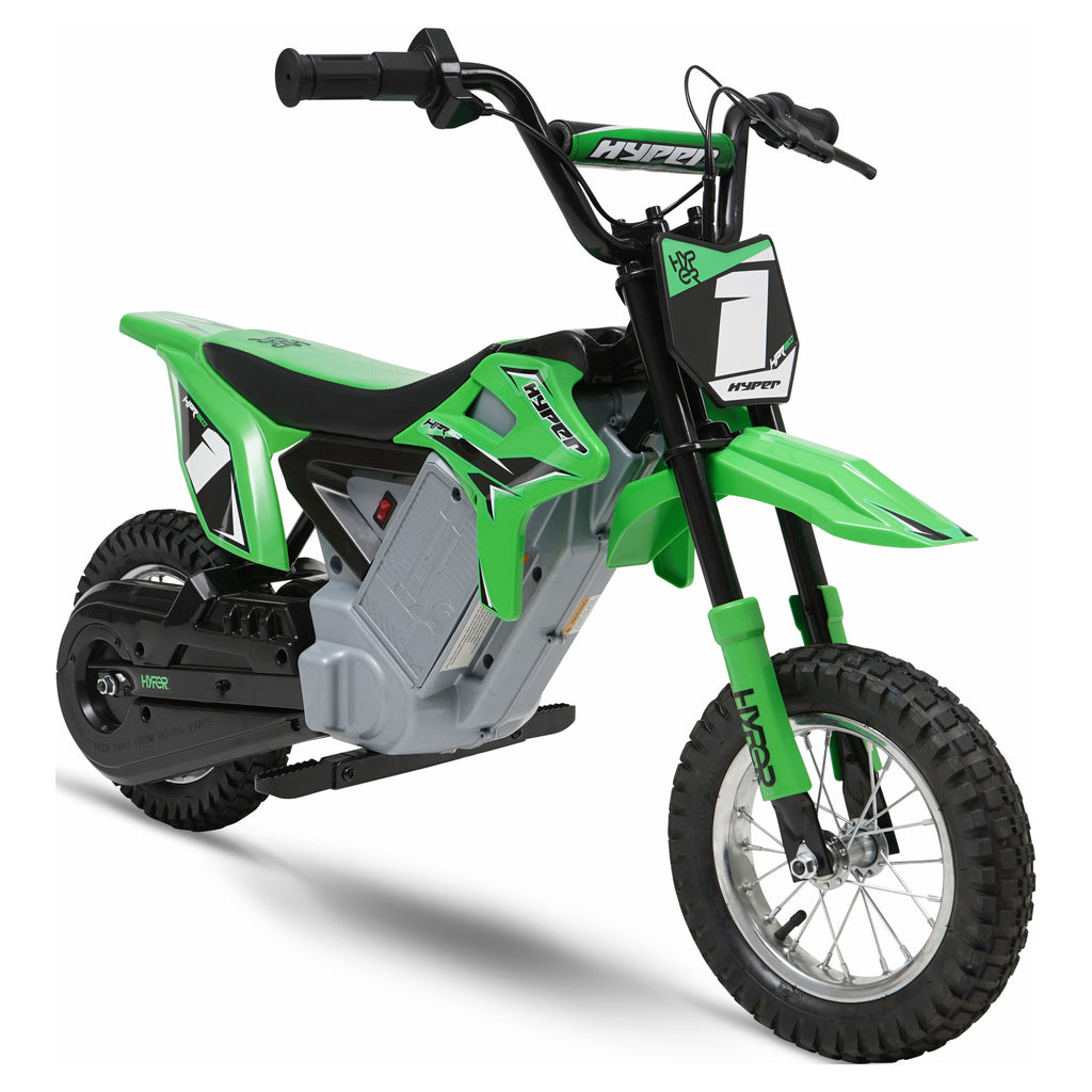 HPR 350 Green 24V Electric Dirt Bike for Kids - Thrilling Outdoor Adventure!