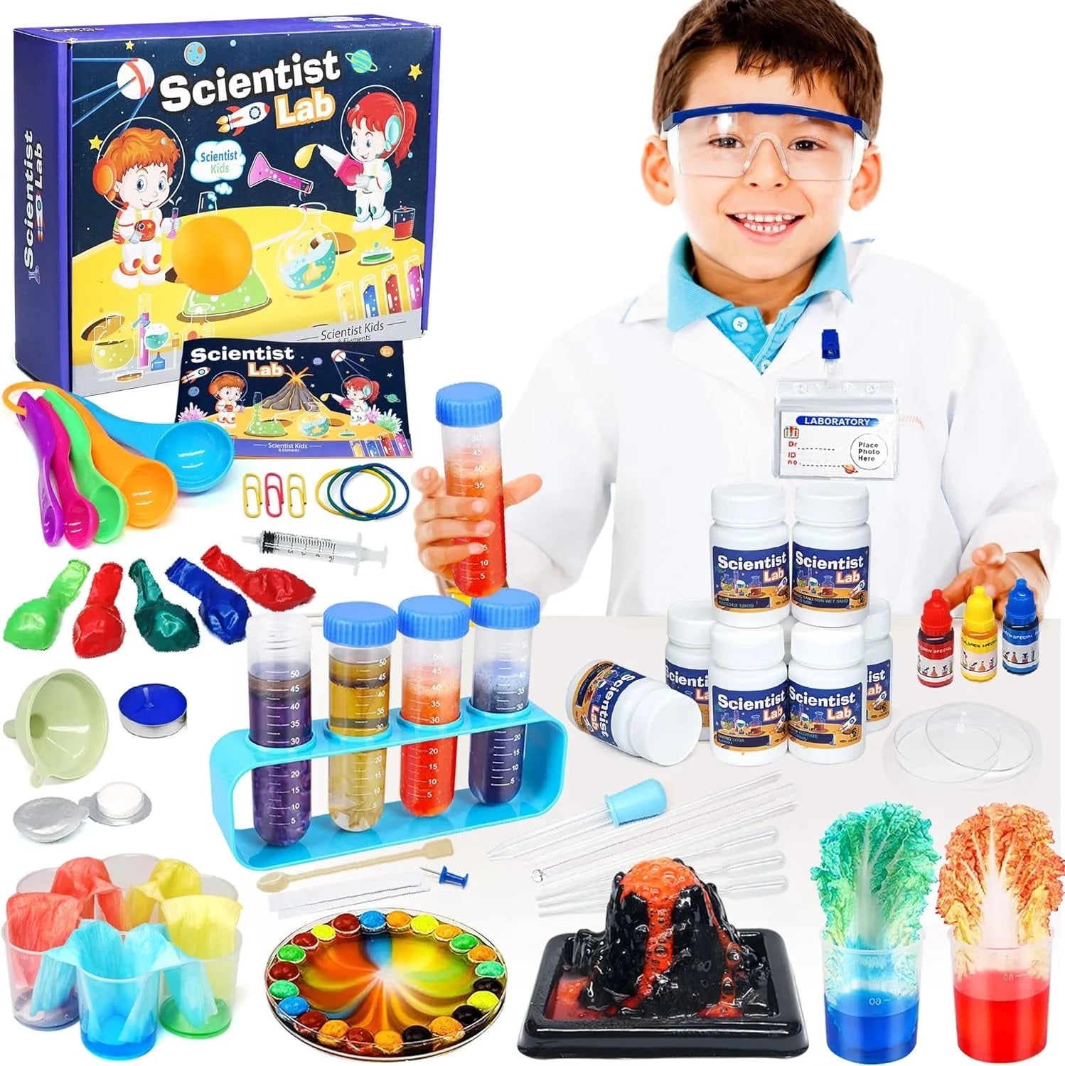 SCIENCE KIT FOR KIDS: 70 ENGAGING LAB EXPERIMENTS - STEM EDUCATIONAL TOYS 