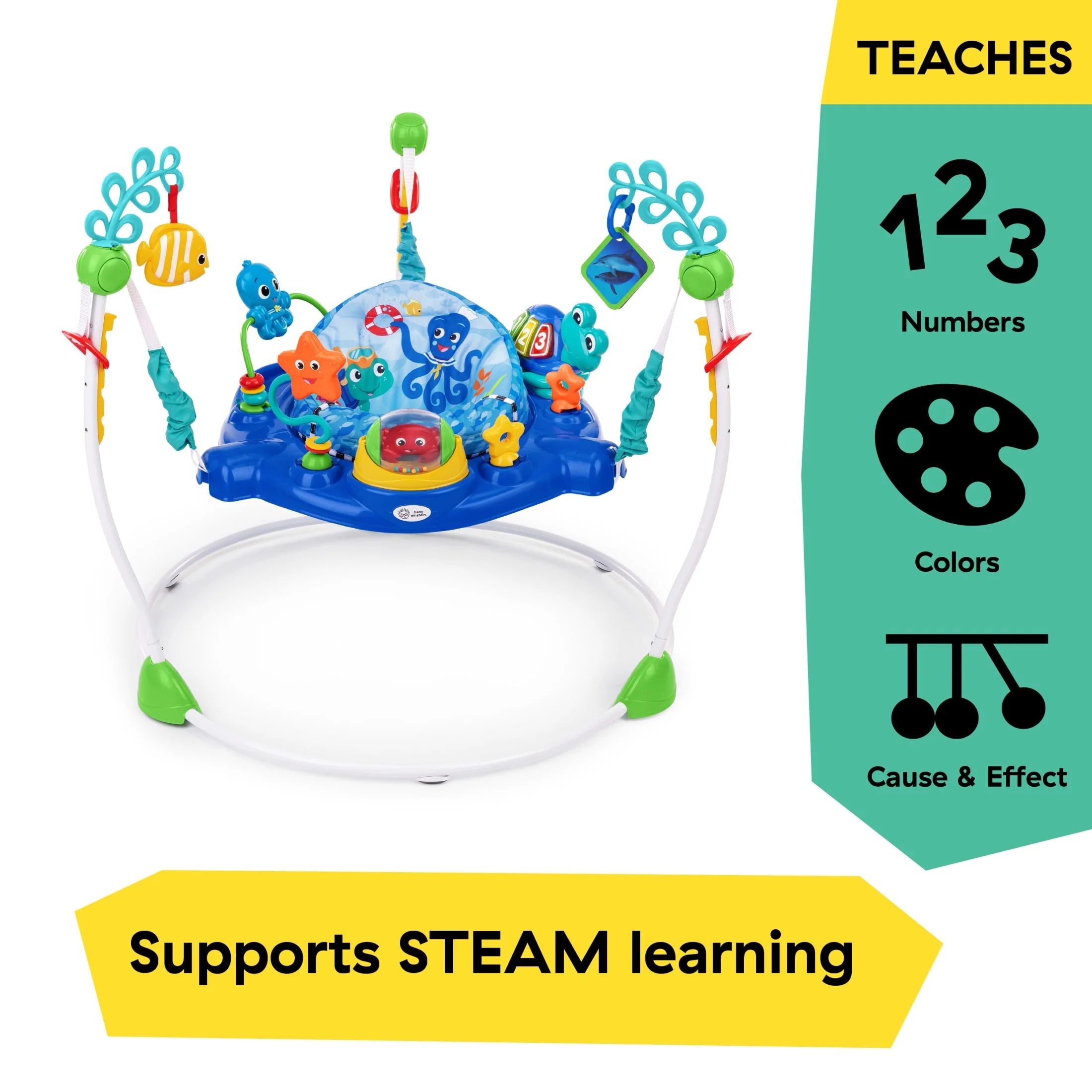 Neptune's Ocean Discovery Jumper - Fun Activity Center for Babies 6 Months+