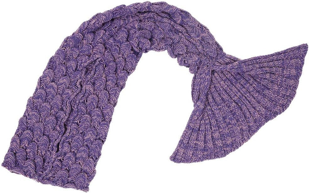 CROCHET MERMAID TAIL BLANKET: SOFT SLEEPING BAG/BLANKET