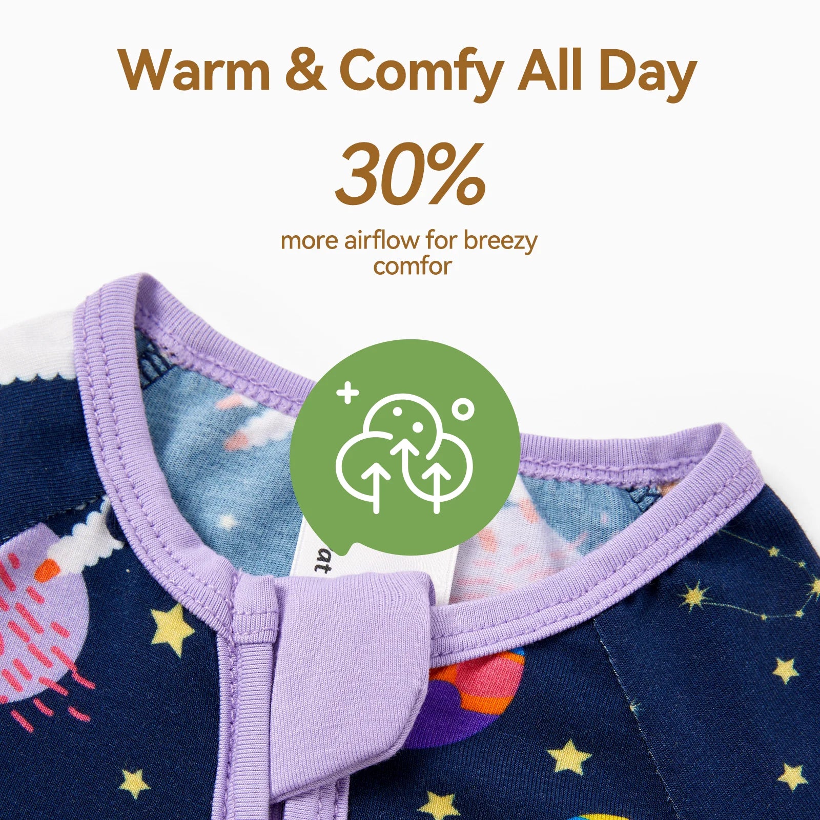 Baby Clothes Viscose from Bamboo Baby Pajamas Snug Fit Footless Zip Bodysuits Baby Sleep N Play Pajamas for Newborn Girl 2Pack,3-6 Months