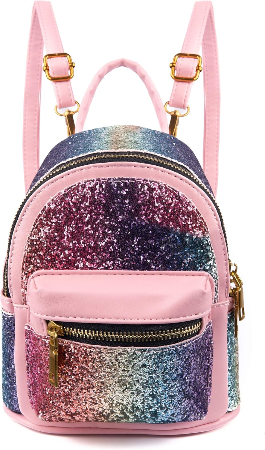 BLING MINI BACKPACK/CROSSBODY BAG