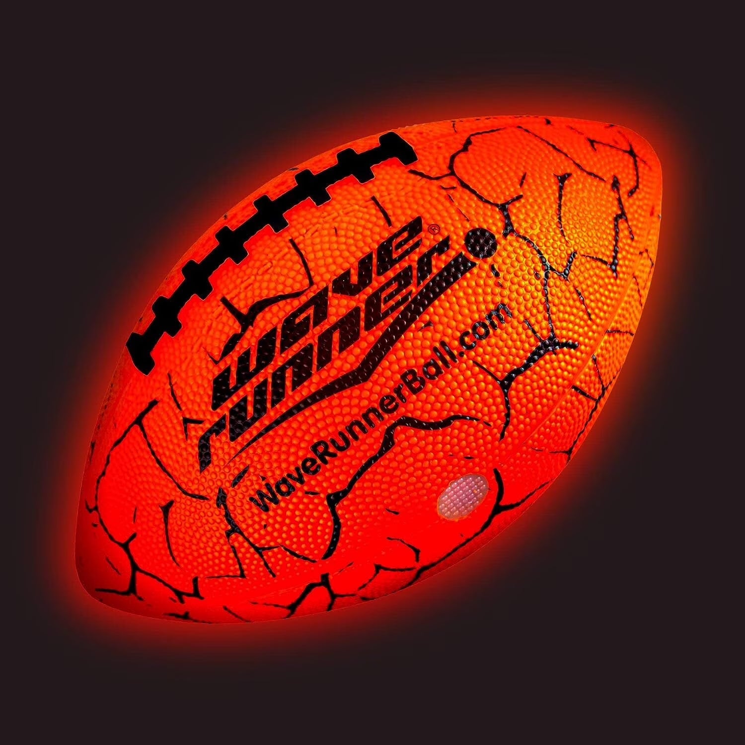 Glow in the Dark  Grip-It Football - Durable 10.35" Orange Fun!