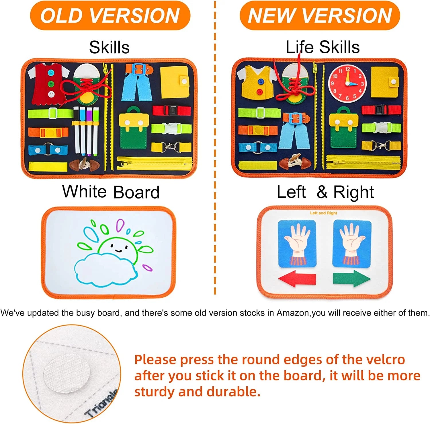 Busy Board Educational Toy for Toddlers 2-4 Year Old, Montessori Preschool Learning Educational Toys for 2-4 Boys Girls