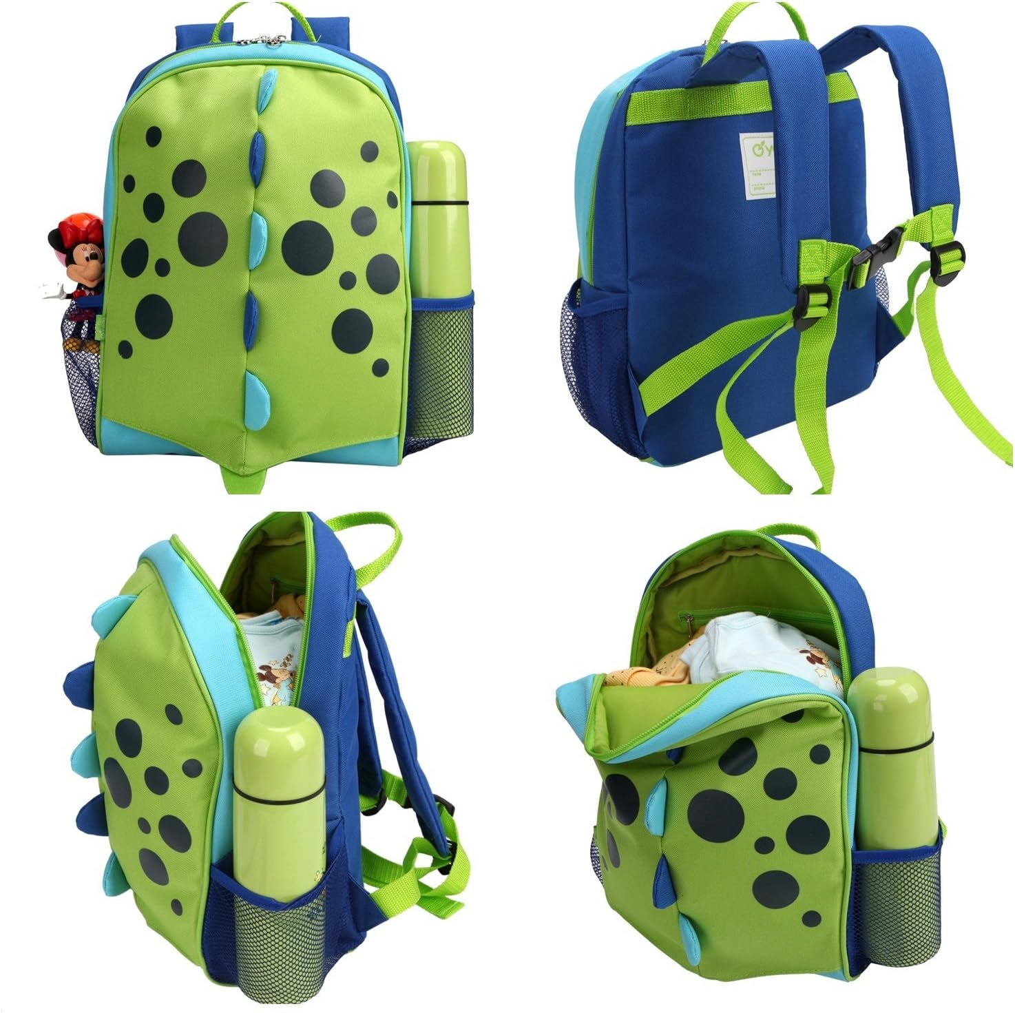 Toddler Backpack - Cute Pre-K School Bag with Name Tag & Chest Strap