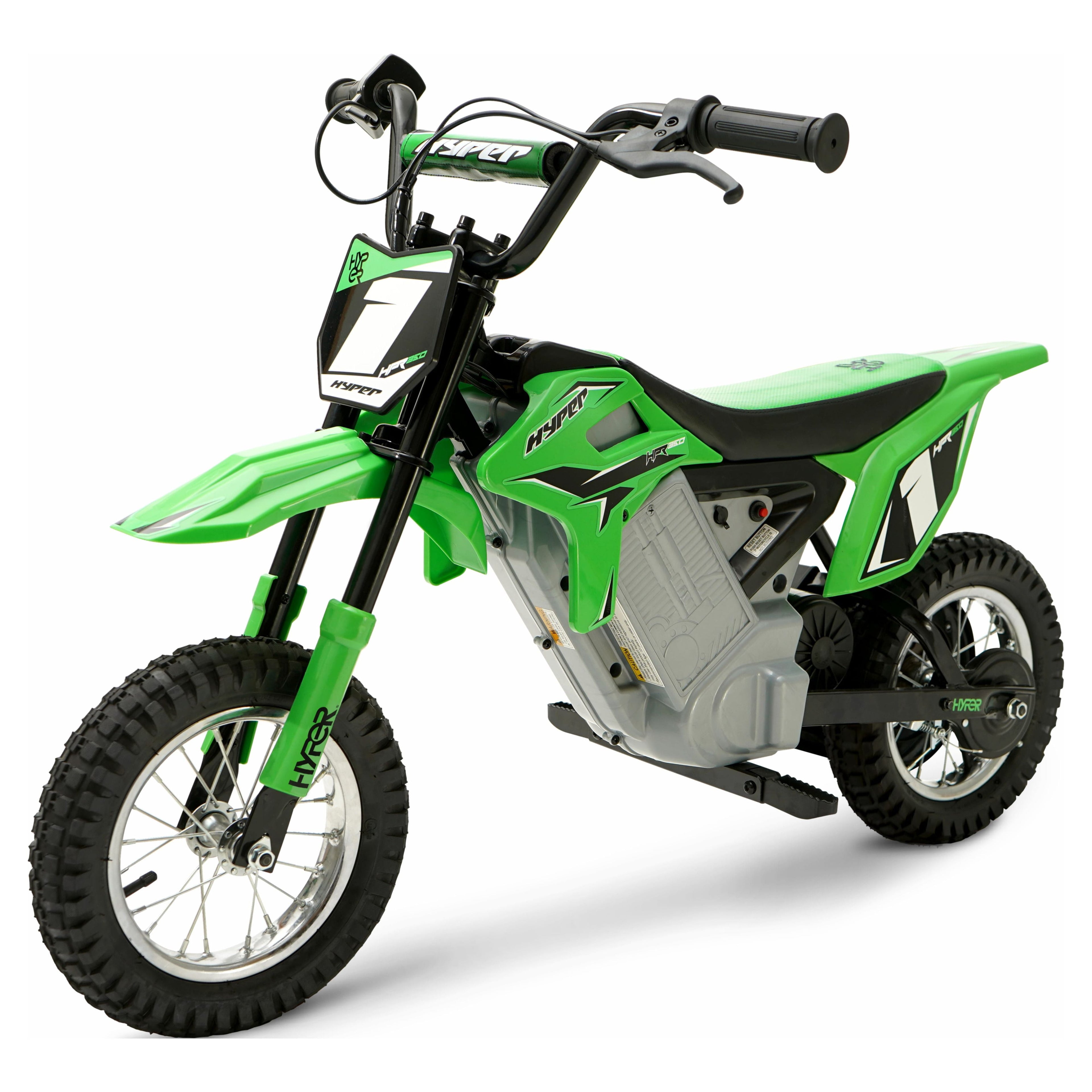 HPR 350 Green 24V Electric Dirt Bike for Kids - Thrilling Outdoor Adventure!