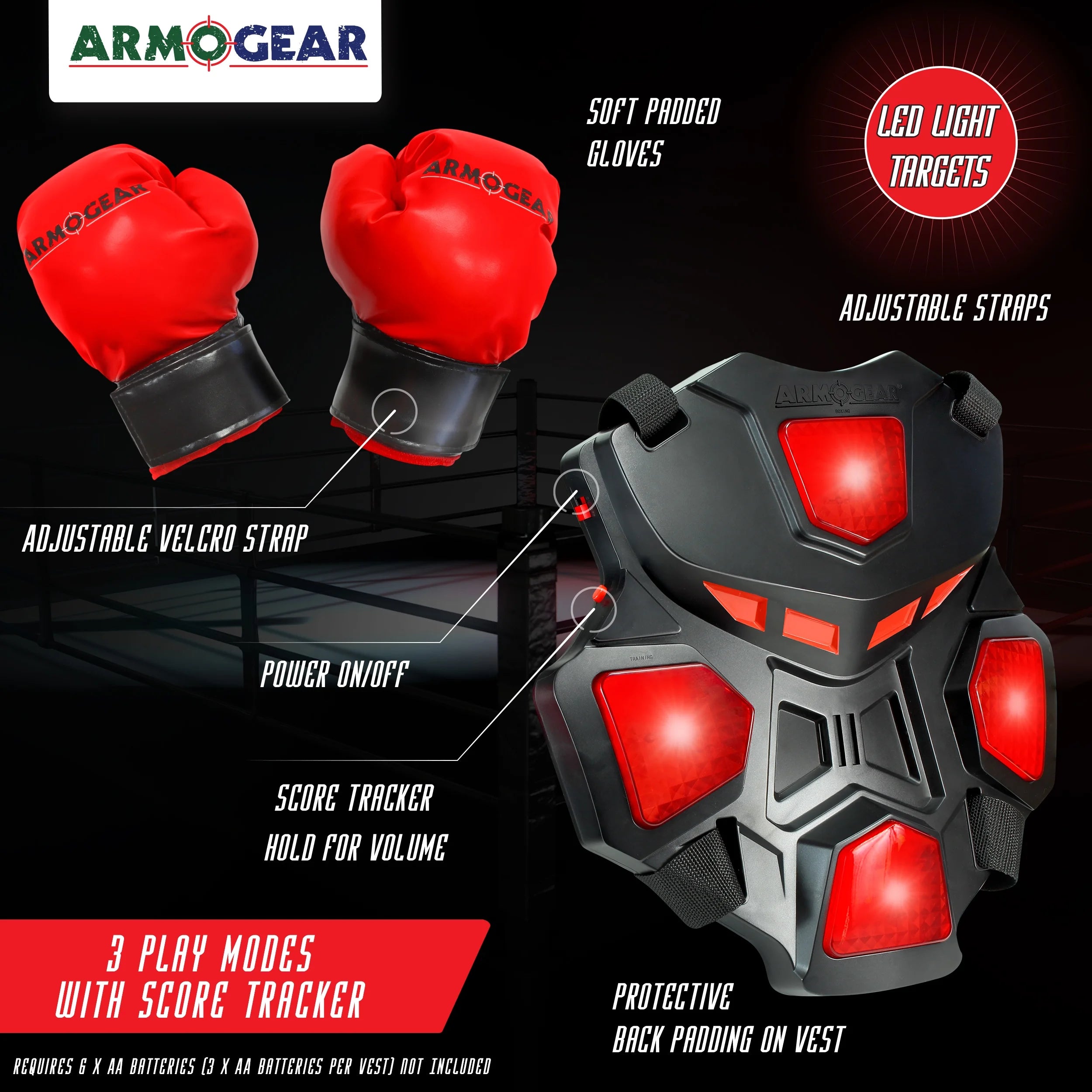 Ultimate  Electronic Boxing Game – Fun Interactive Toy for Kids & Adults with 3 Exciting Game Modes!