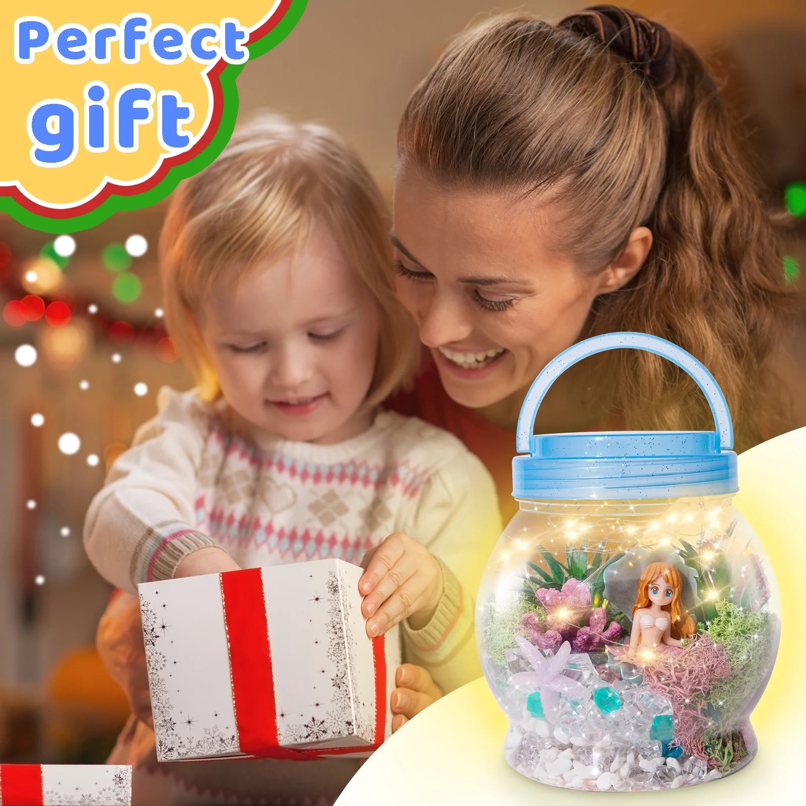 GIRLS MERMAID NIGHT LIGHT CRAFT KIT: AGES 5-12 