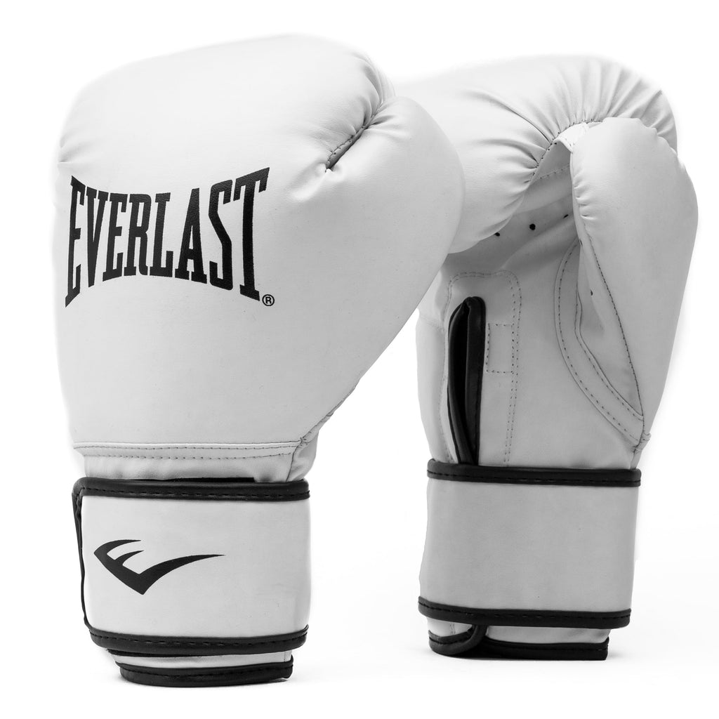 White Synthetic Leather Core Training Gloves - Perfect Fit S/M for Boxing Excellence