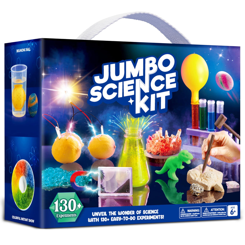 Jumbo Science Kits for Kids: Over 130 STEM Educational Projects for Ages 8-12