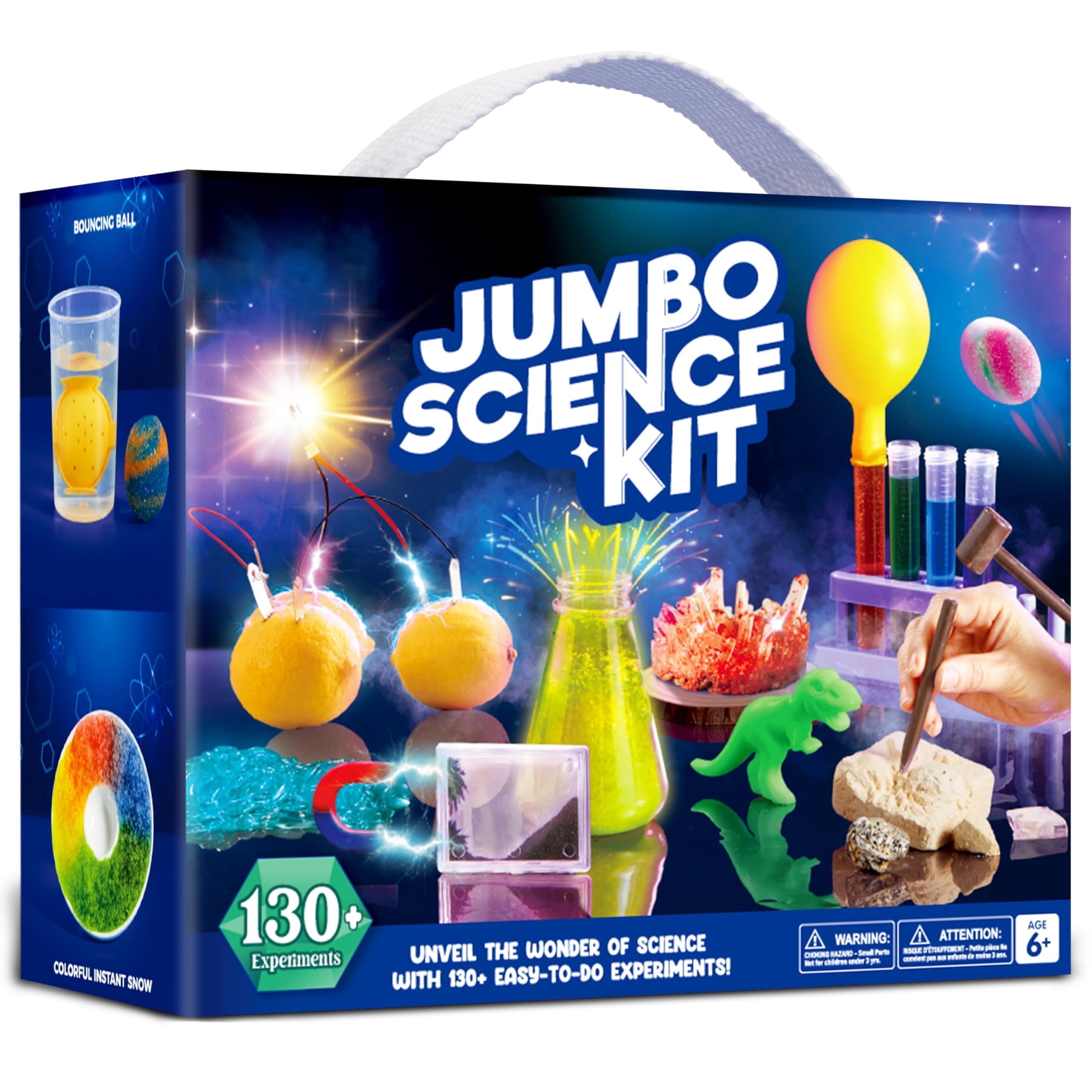 Jumbo Science Kits for Kids: Over 130 STEM Educational Projects for Ages 8-12