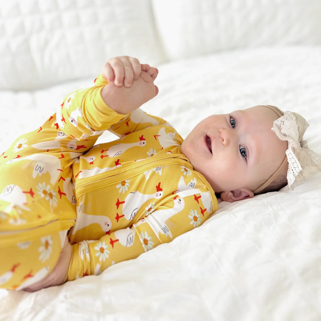 Baby Girl Clothes Unisex Viscose from Bamboo Footless Zip Sleepwear Long Sleeve Snug Fit Baby Pajamas for Newborn Infant Boys Girls Baby Gifts Sleeper 2Pack,0-3 Months