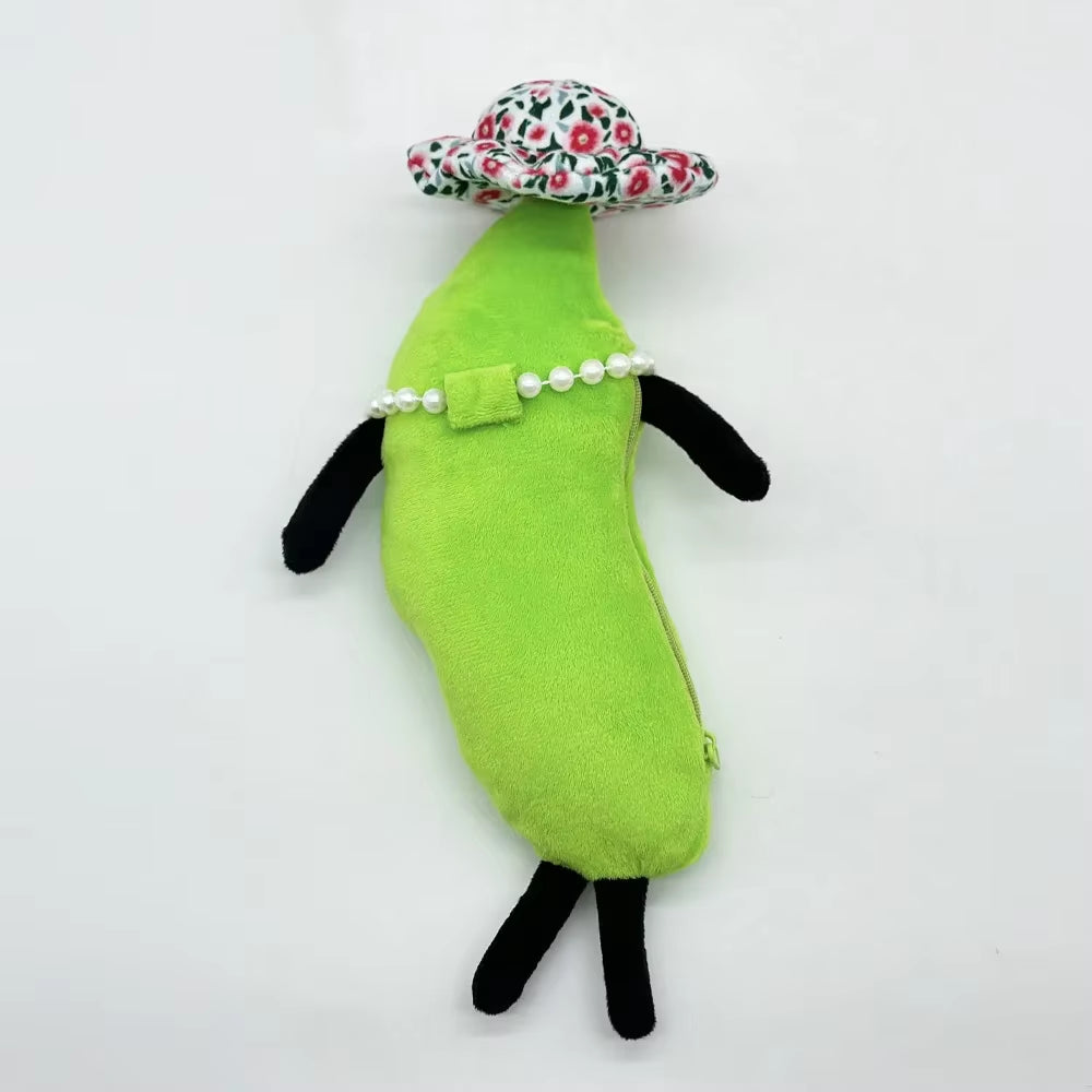 31Cm New Secret Staycation Plush Toy Edamame Family Doll Cute Cartoon Stuffed Soft Toy Birthday Christmas Gift for Children