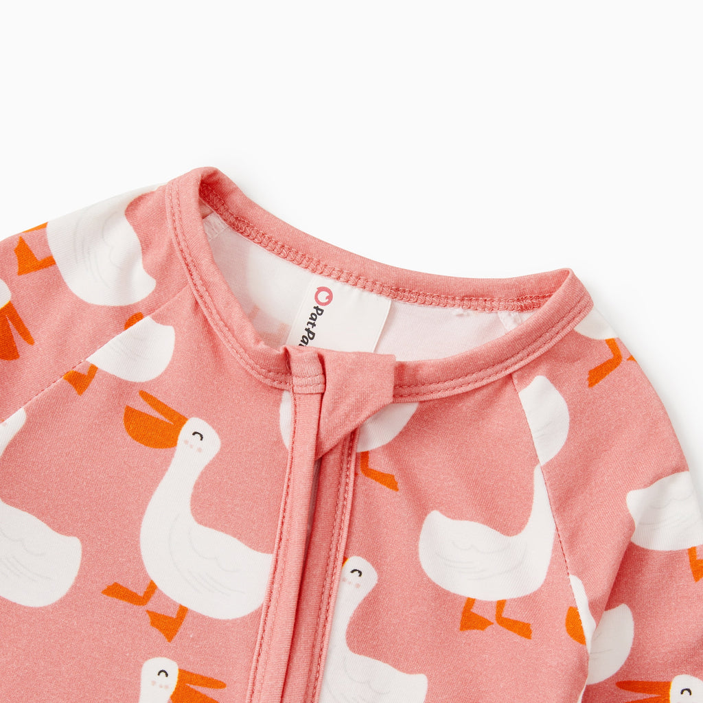 Baby Girl Clothes Unisex Viscose from Bamboo Footless Zip Sleepwear Long Sleeve Snug Fit Baby Pajamas for Newborn Infant Boys Girls Baby Gifts Sleeper 2Pack,0-3 Months