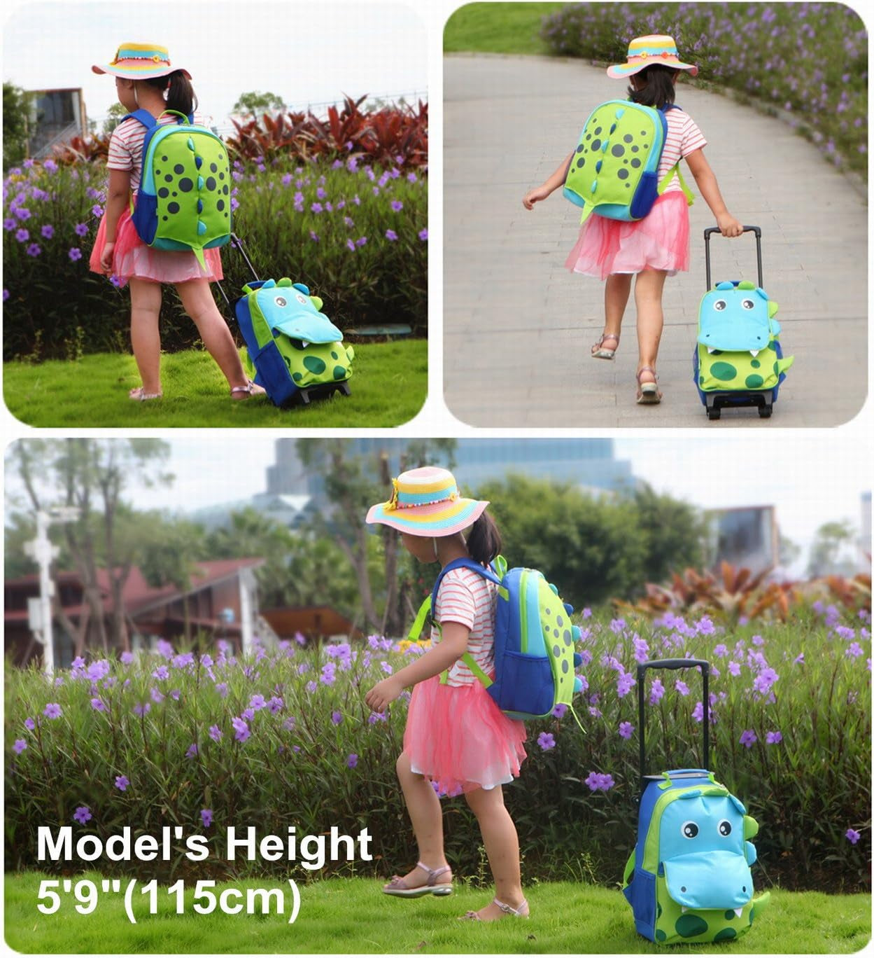 Toddler Backpack - Cute Pre-K School Bag with Name Tag & Chest Strap