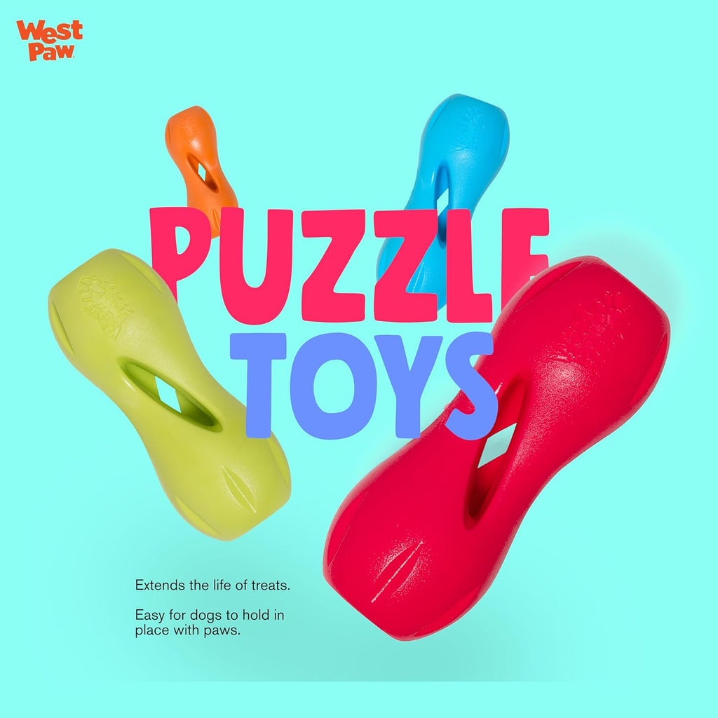INTERACTIVE TREAT DISPENSING PUZZLE TOY FOR DOGS 