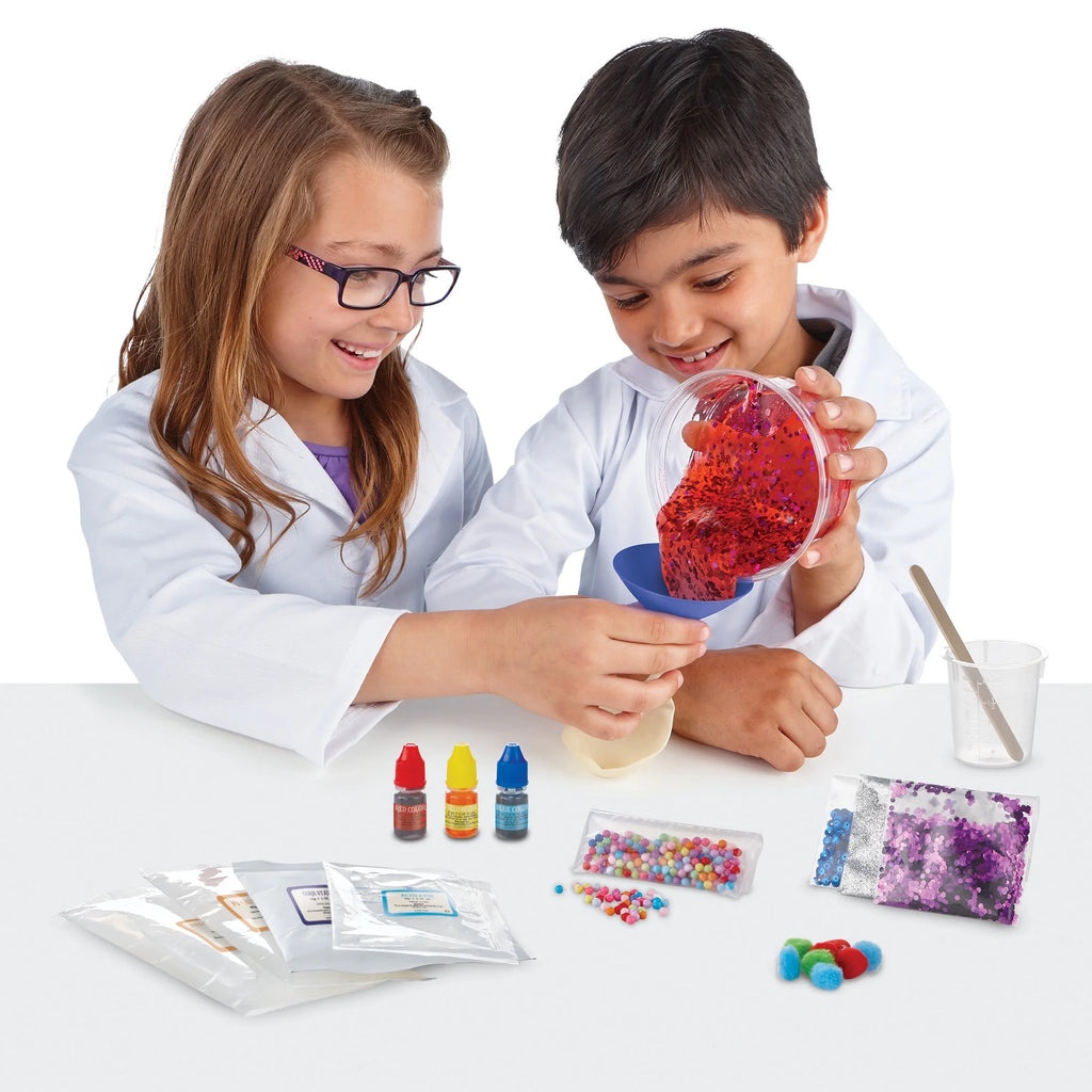 Science Academy Squishy Ball Lab: Create 3 Stress-Relief Toys with Our 35-Piece Set - Engaging Experiments for Kids and Teens, Ideal Educational Gift
