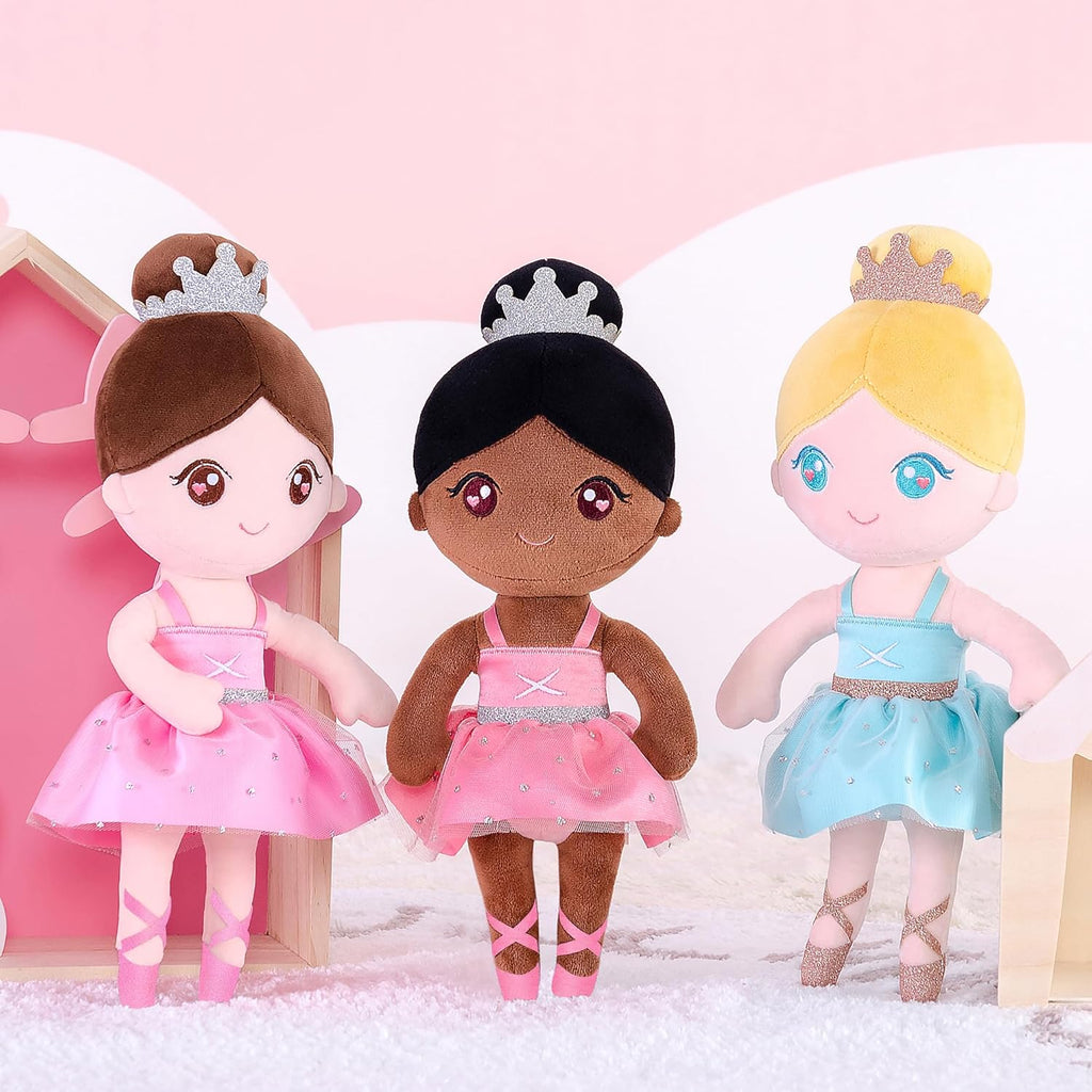 SOFT PLUSH BALLET DOLL: PINK
