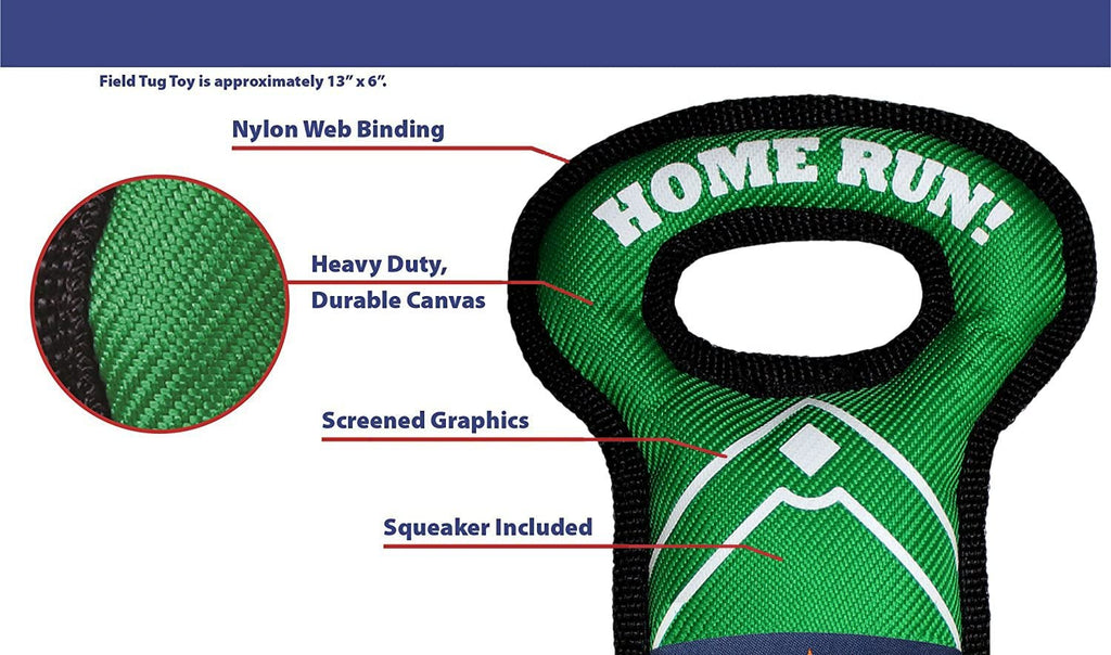 MLB NEW YORK YANKEES BASEBALL FIELD DOG TOY