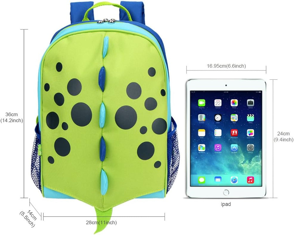 Toddler Backpack - Cute Pre-K School Bag with Name Tag & Chest Strap