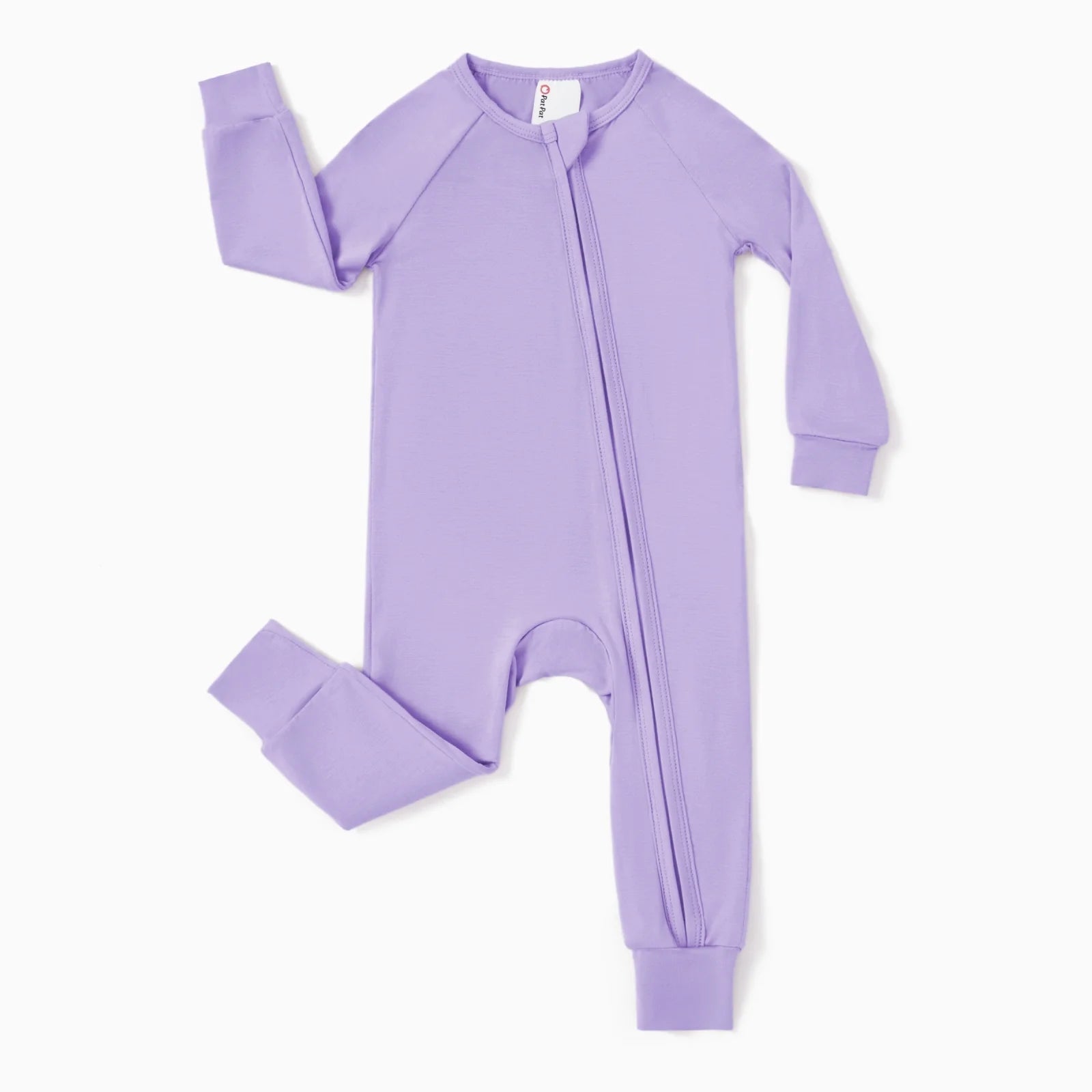 Baby Clothes Viscose from Bamboo Baby Pajamas Snug Fit Footless Zip Bodysuits Baby Sleep N Play Pajamas for Newborn Girl 2Pack,3-6 Months