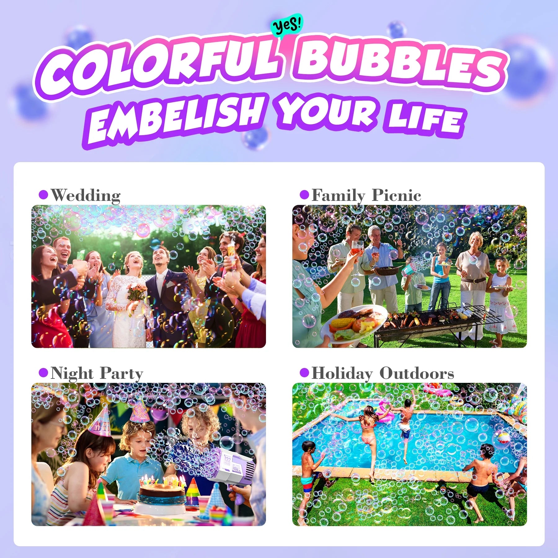BUBBLE MACHINE: INDOOR/OUTDOOR FUN! GREAT FOR AGES 5-8+  