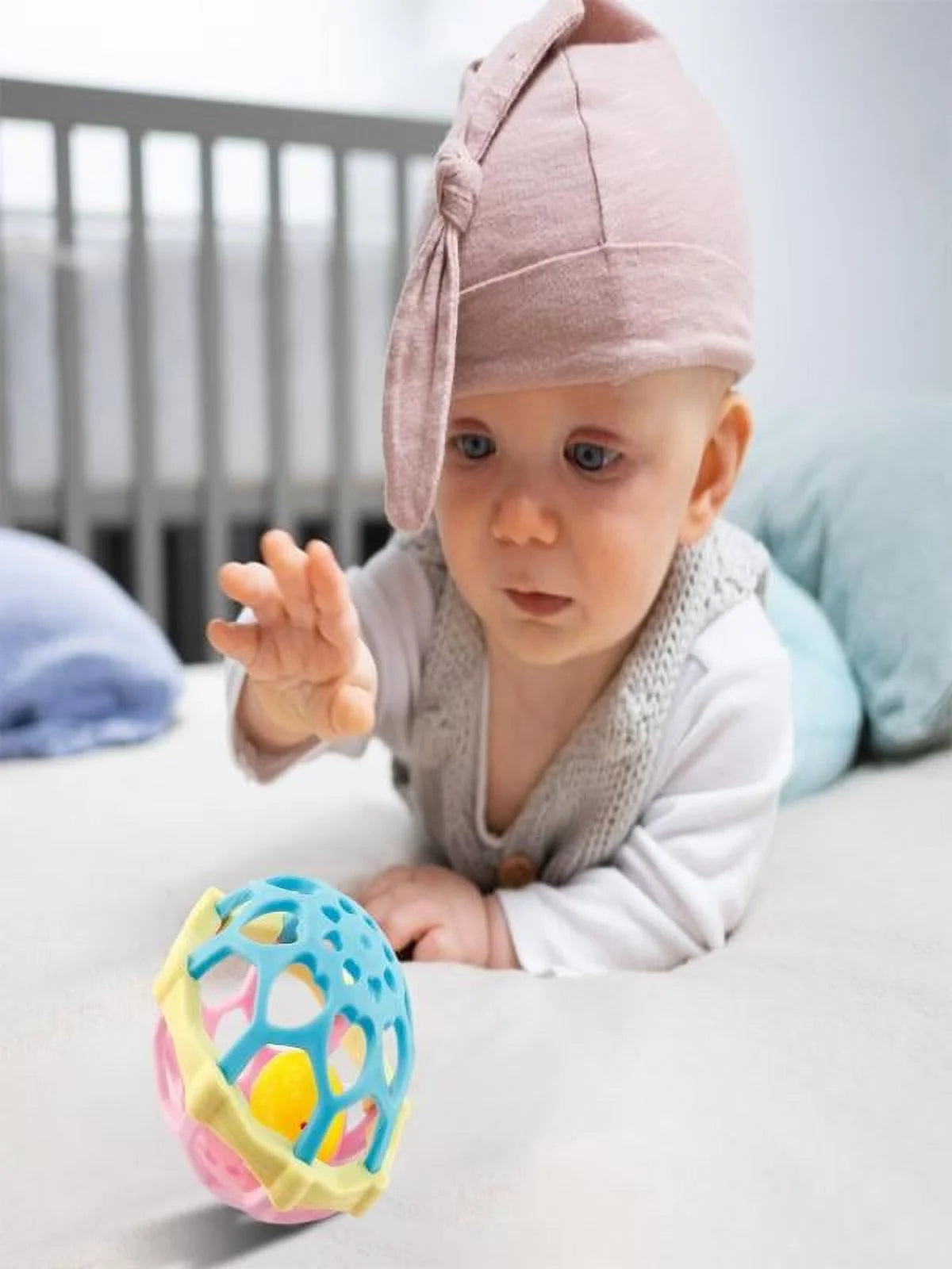 Colorful Soft Rattles Ball Toys for Babies - Sensory Hand Grasping Bells for Early Learning & Development (0-12 Months) - Perfect Gift for Boys and Girls!