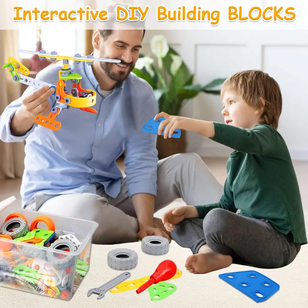 10-in-1 STEM Building Toys - Perfect Birthday and Christmas Gift for Boys Ages 4-8 - Fun and Educational Creative Activities!