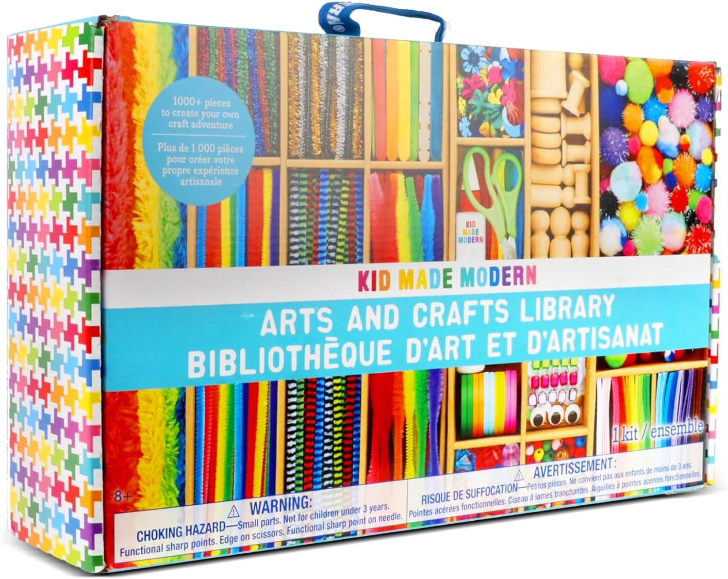 Comprehensive Arts and Crafts Kit - 3.8 Pounds of DIY Supplies for Creative Projects for Children Ages 4 to 12