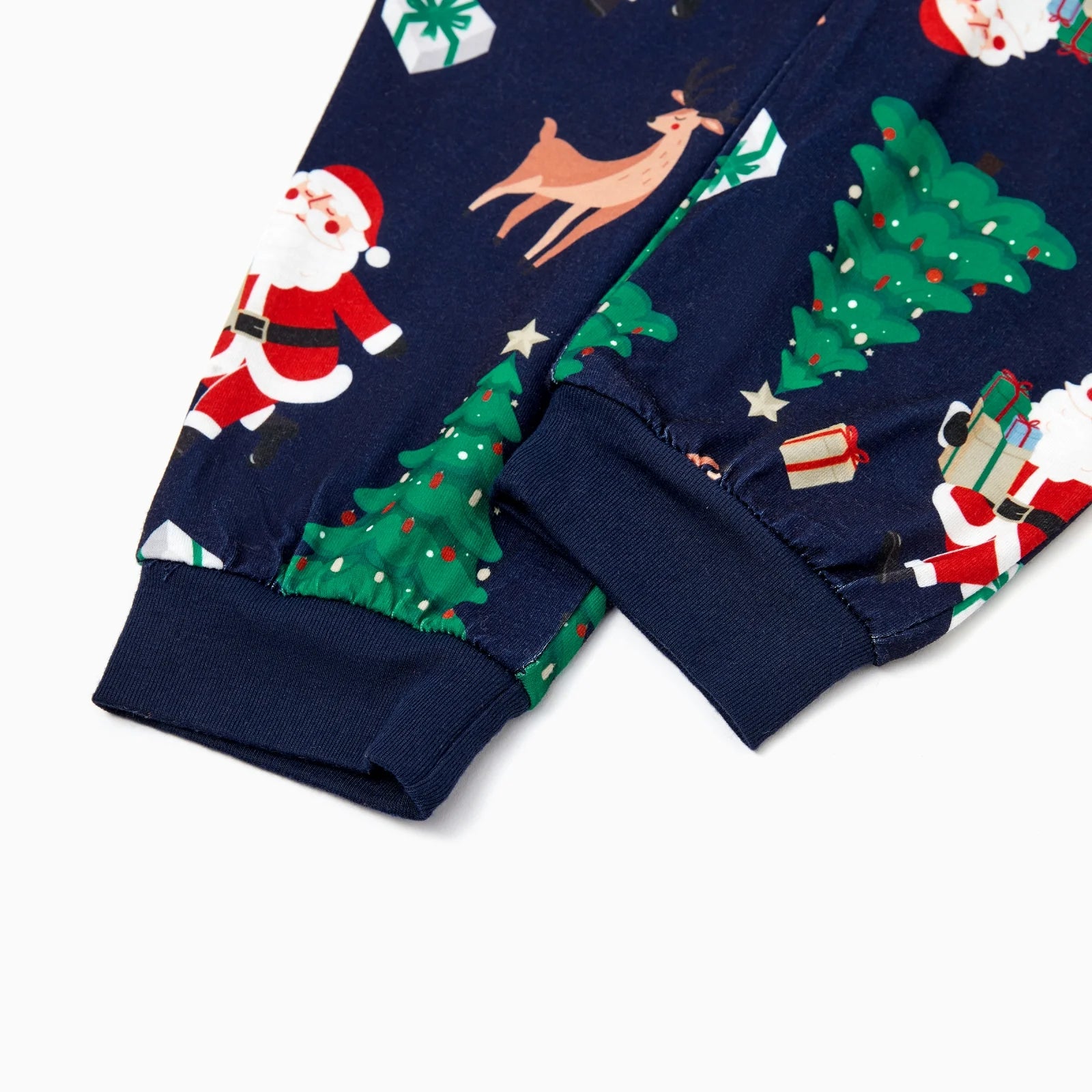 Kids Christmas Pajamas Family Matching Pajamas One Piece Long Sleeve Reindeer Holiday Pjs with Christmas Socks Gift Flame Resistant Girl Boy 3-4 Years