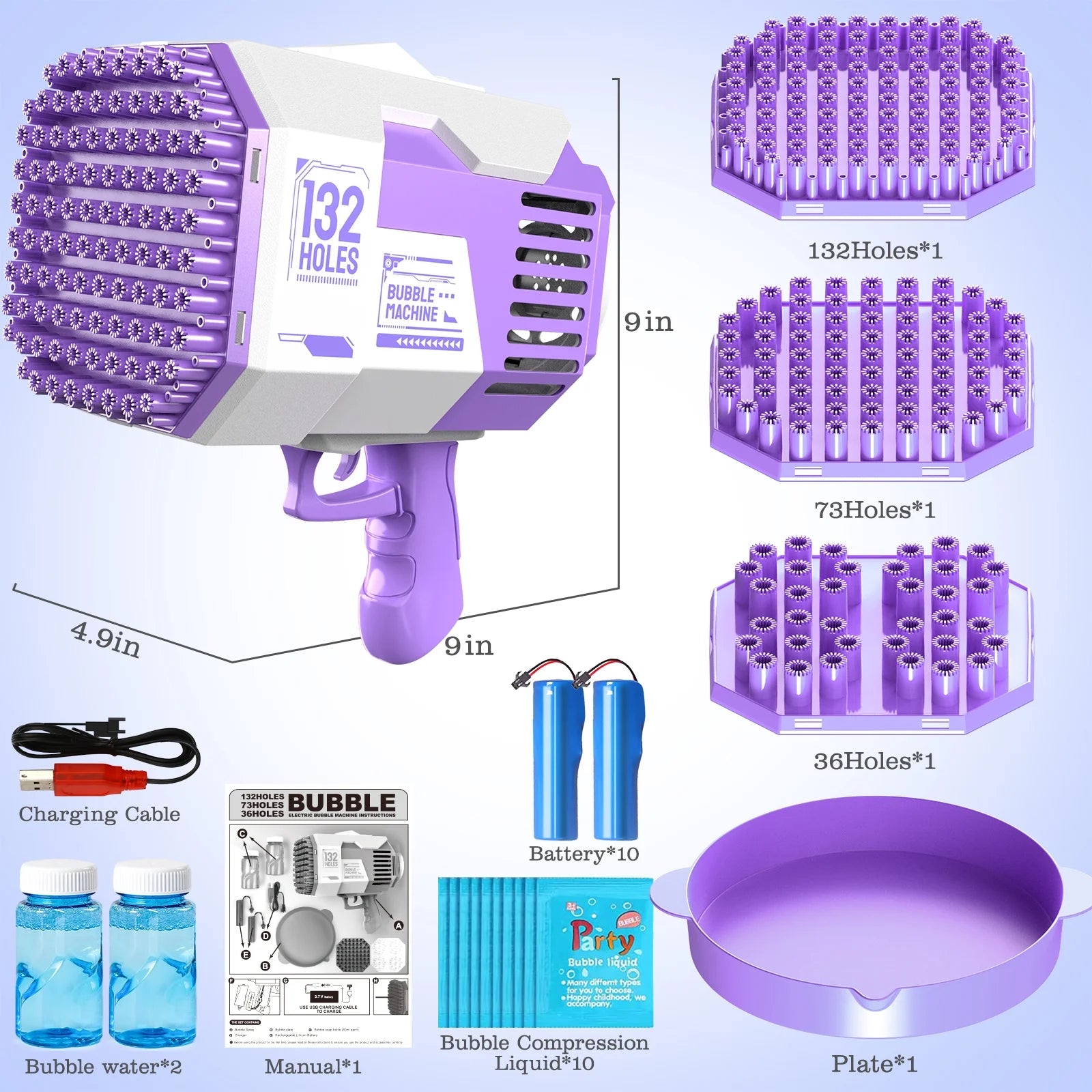 BUBBLE MACHINE: INDOOR/OUTDOOR FUN! GREAT FOR AGES 5-8+  