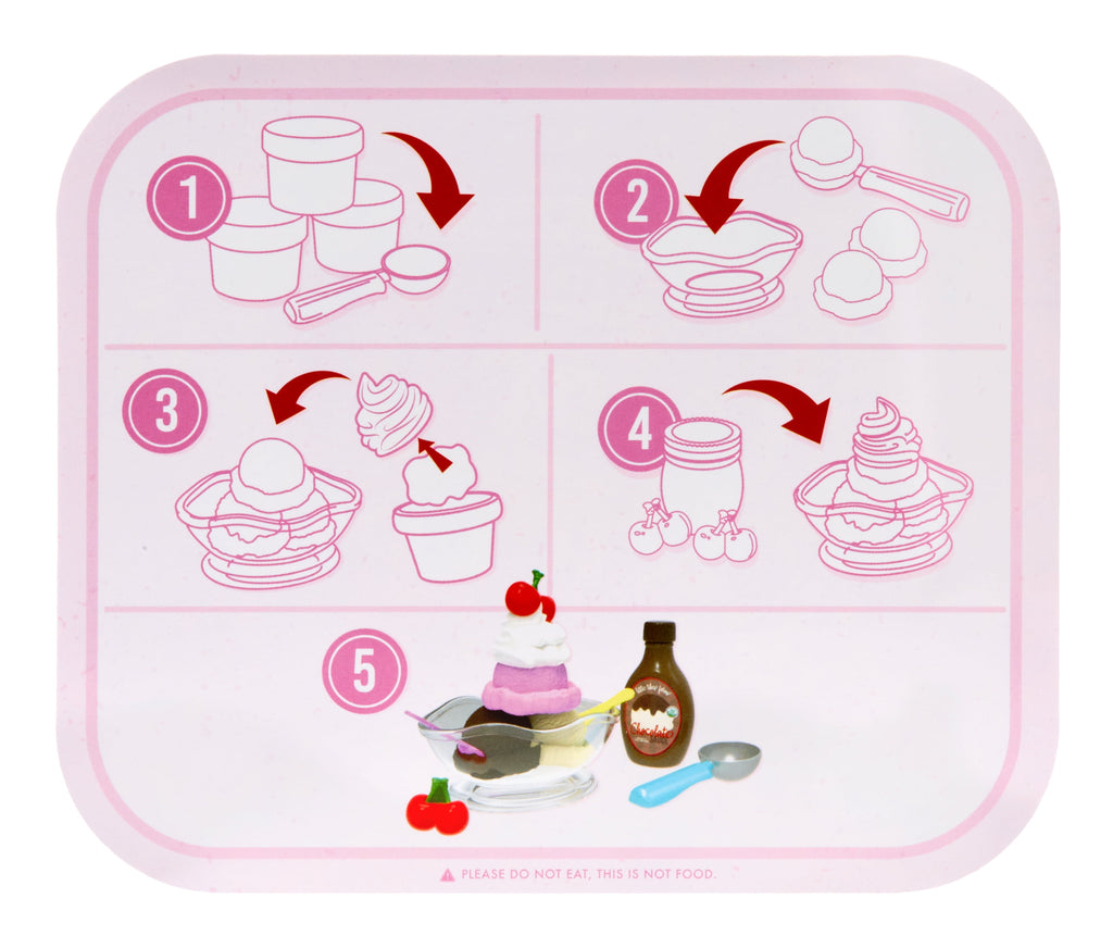 Creative Chefs Ice Cream Play Set with Make-It Mix Play Sand, 20 Accessories, Realistic Pretend Play Experience for Children Ages 3 and Up