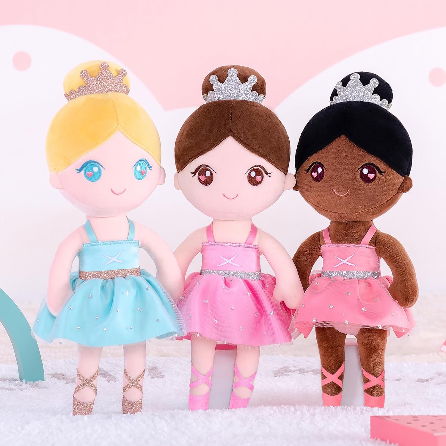 SOFT PLUSH BALLET DOLL: PINK