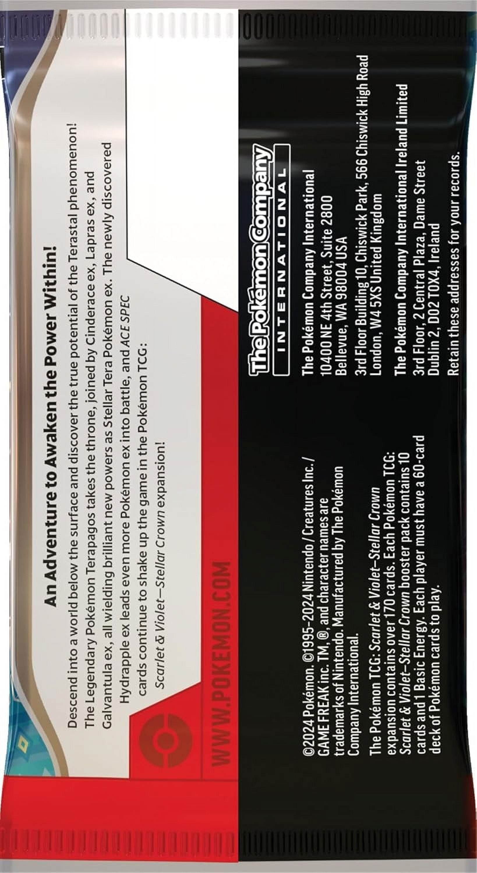 Trading Card Game: Scarlet and Violet Stellar Crown Booster Box - 36 Premium Packs for Ultimate Collectors