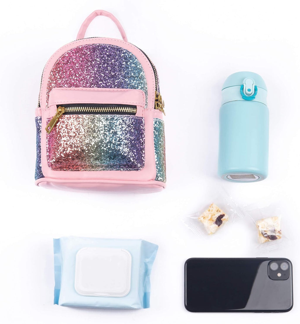 BLING MINI BACKPACK/CROSSBODY BAG