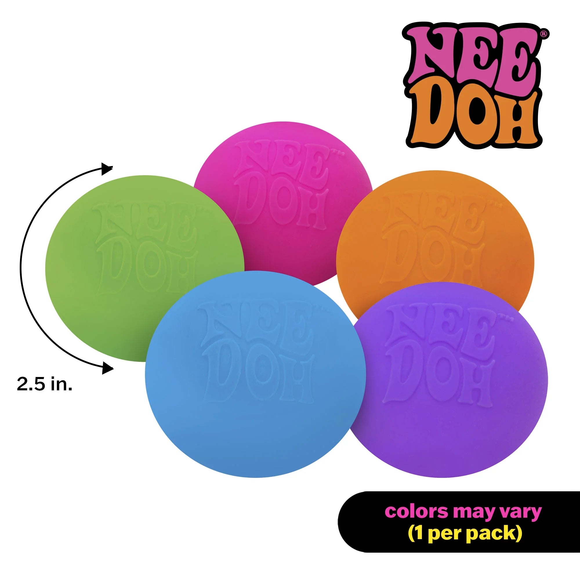 Nee Doh Groovy Glob Squeeze Novelty Toy, Colors Vary, Children Ages 3+