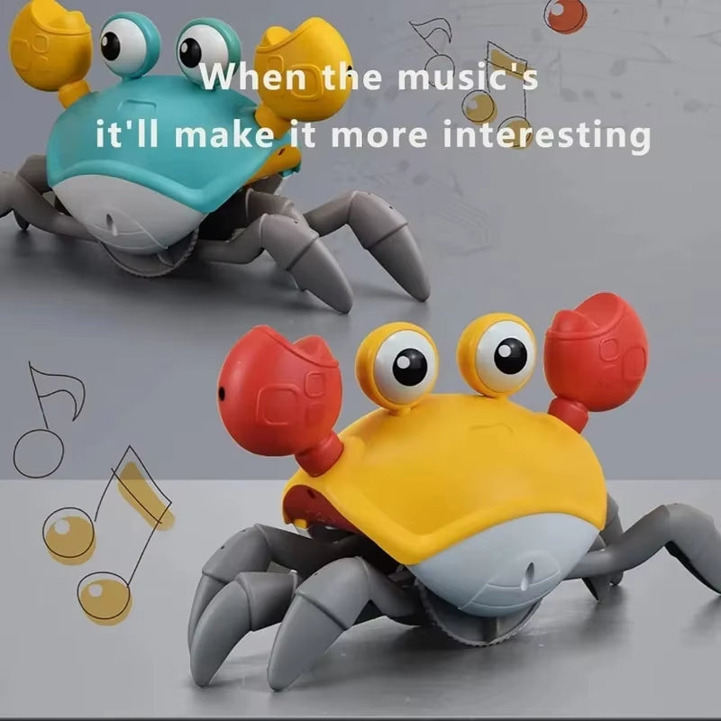 Dancing Crab Pet Toy with Music & Auto-Dancing, Interactive Fun for Cats Dogs - Indoor Pet Entertainment
