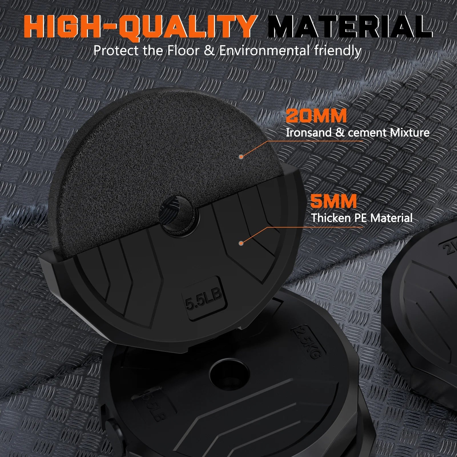 66Lb 4-in-1 Adjustable Dumbbells Set - Versatile Free Weight Set for Home Gym, Includes Barbell, Kettlebells & Push-Up Stand for All Fitness Levels