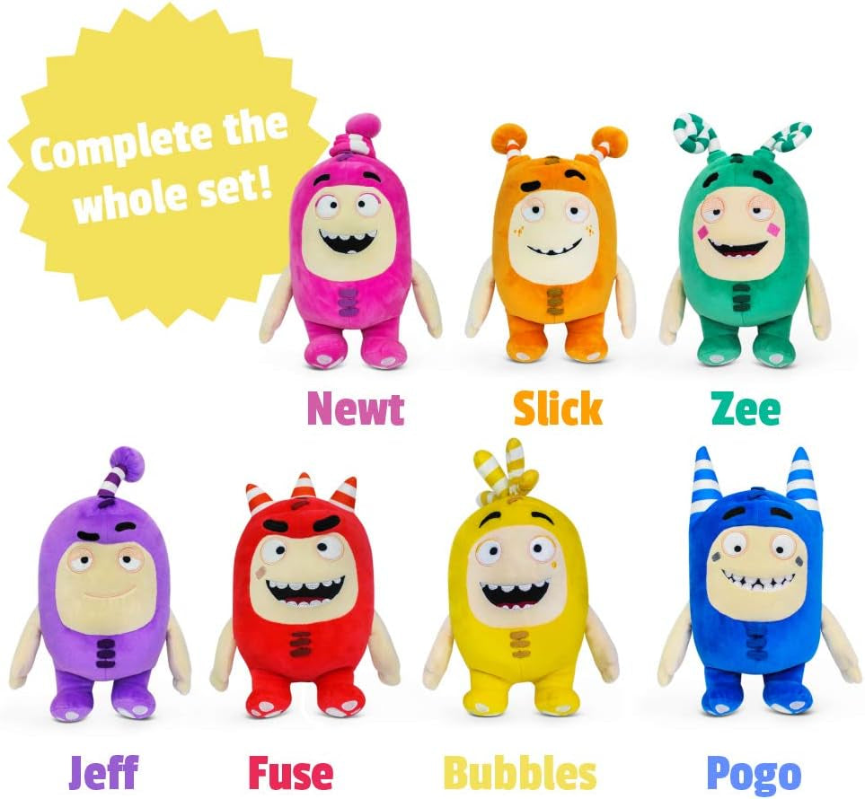 Bubbles Soft Stuffed Plush Toys — for Boys and Girls — Yellow (12” Tall)