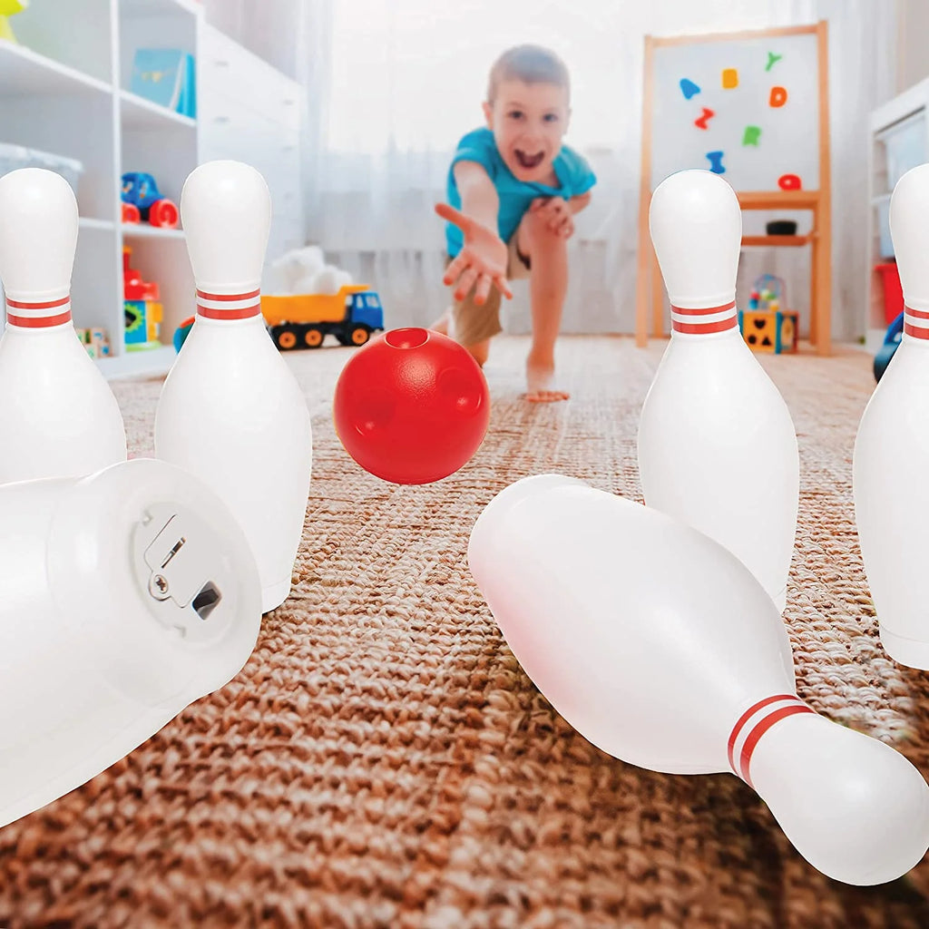 Glow-in-the-Dark Bowling Game Set - Fun 6-Pin Bowling Experience for Kids 3+ - Colorful 6-Piece Set