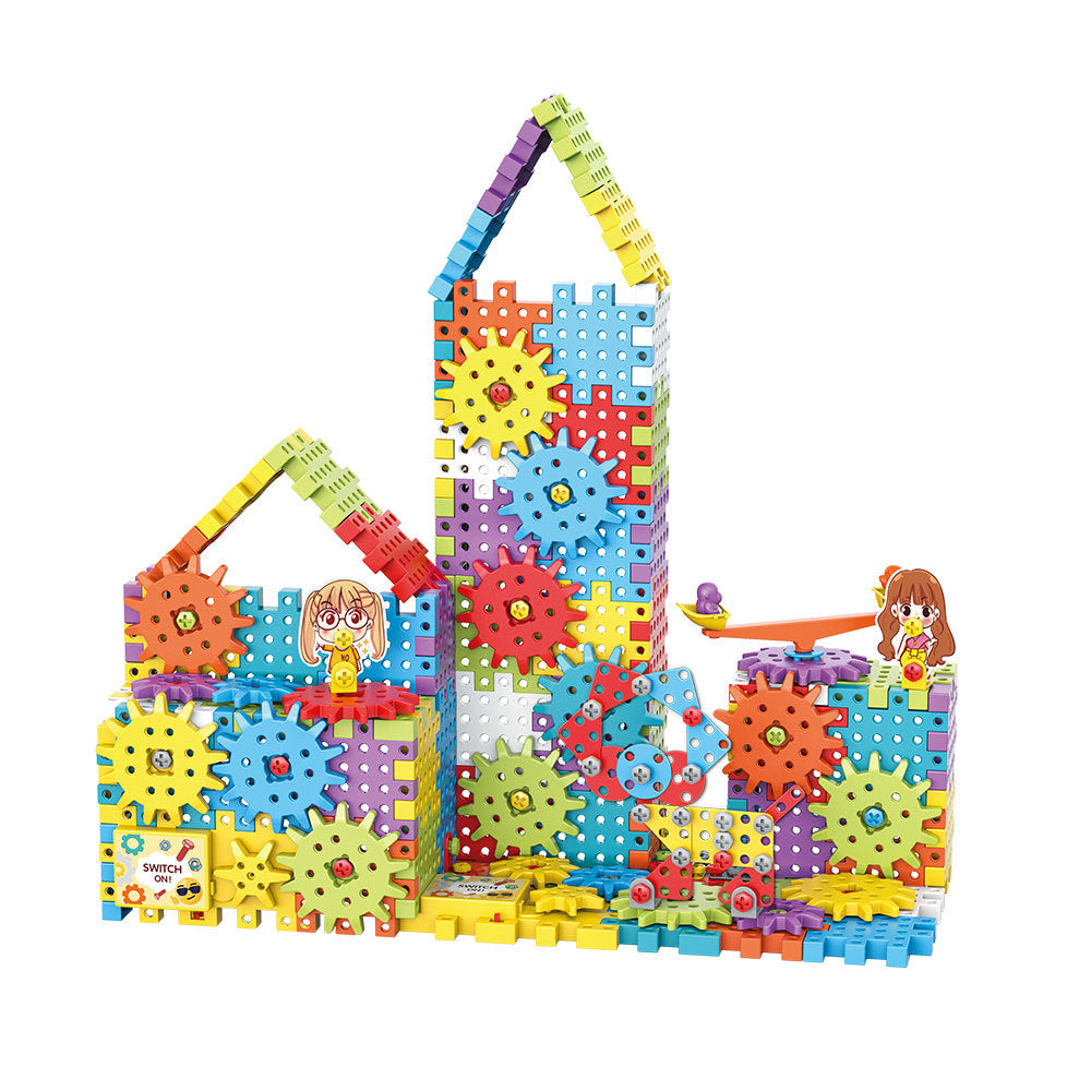 Puzzle Variety Electric Building Blocks Large Particle DIY
