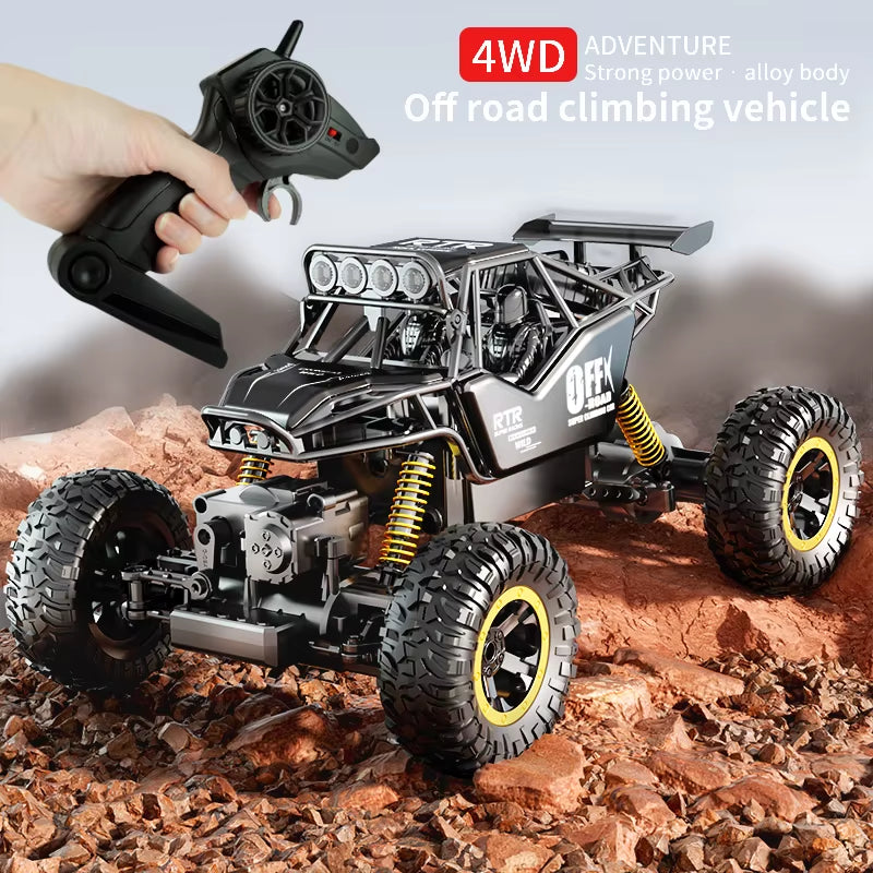 1:16 / 1:24 4WD RC Car with Led Lights Radio Remote Control Cars Buggy Off-Road Control Trucks for Children Toys