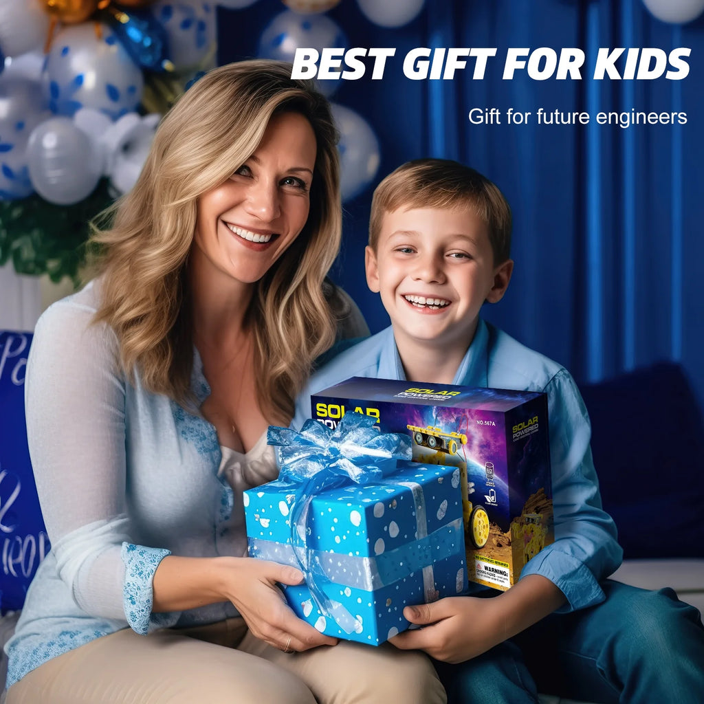 12-in-1 Solar Robot Kit for Children, STEM Educational Science Experiment Toy for Ages 8-12, Ideal Gift for Boys