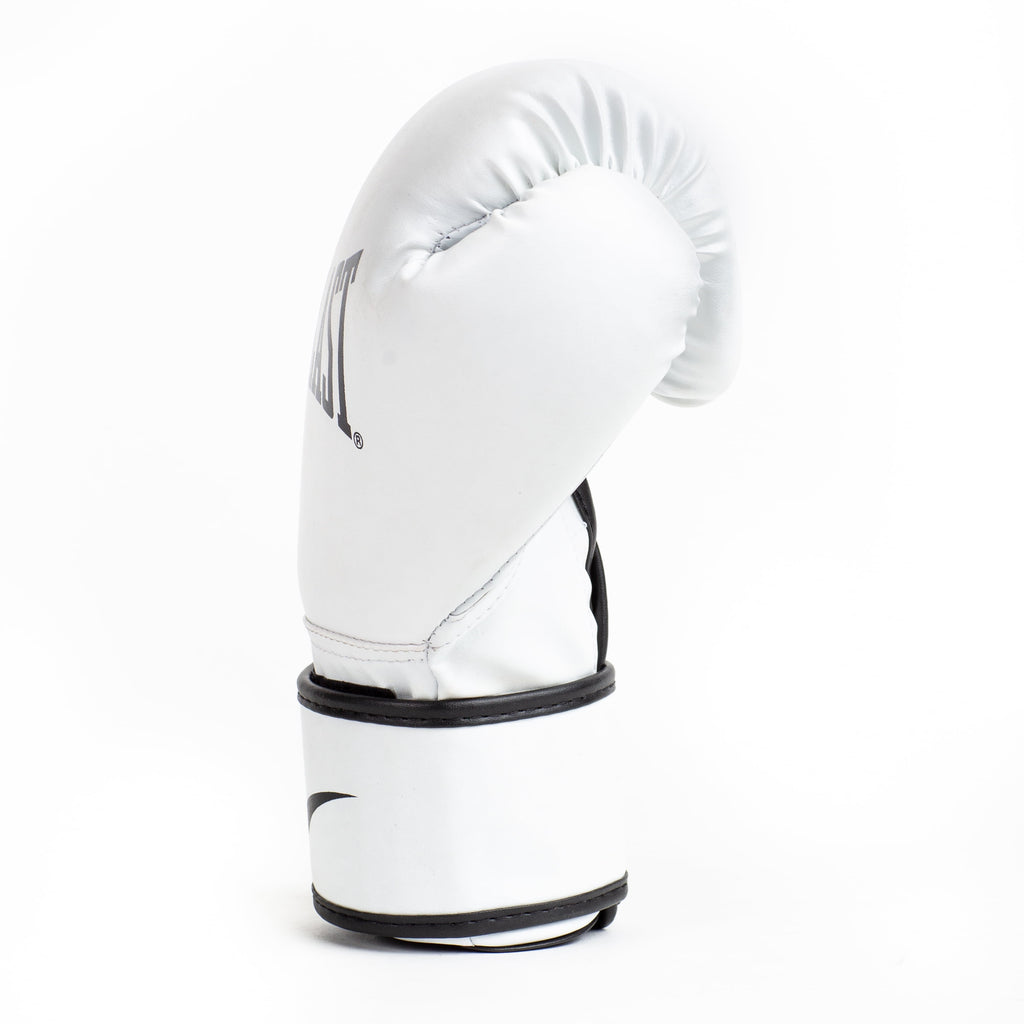 White Synthetic Leather Core Training Gloves - Perfect Fit S/M for Boxing Excellence
