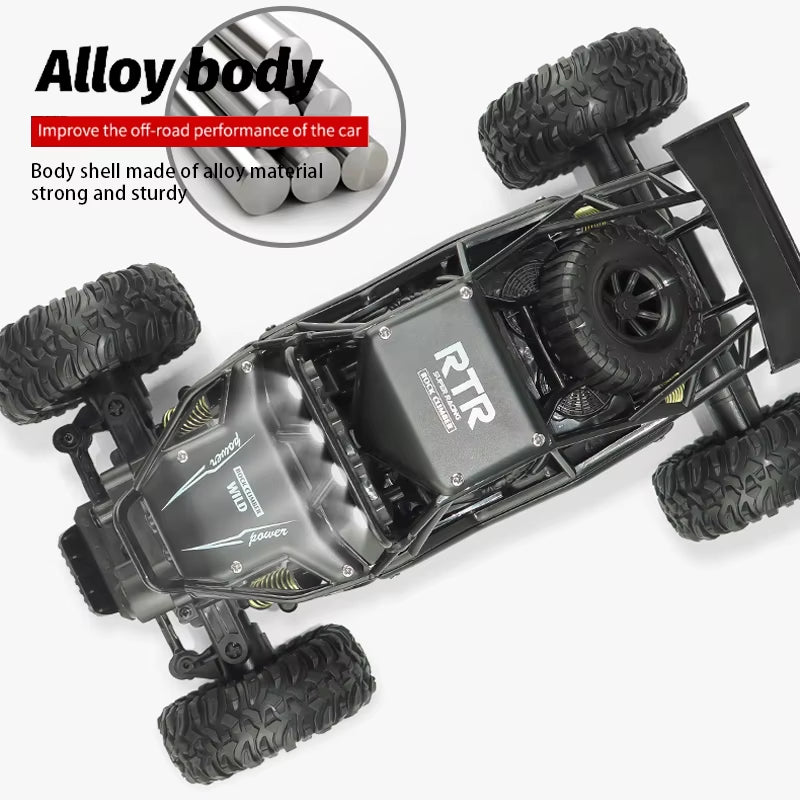 1:16 / 1:24 4WD RC Car with Led Lights Radio Remote Control Cars Buggy Off-Road Control Trucks for Children Toys