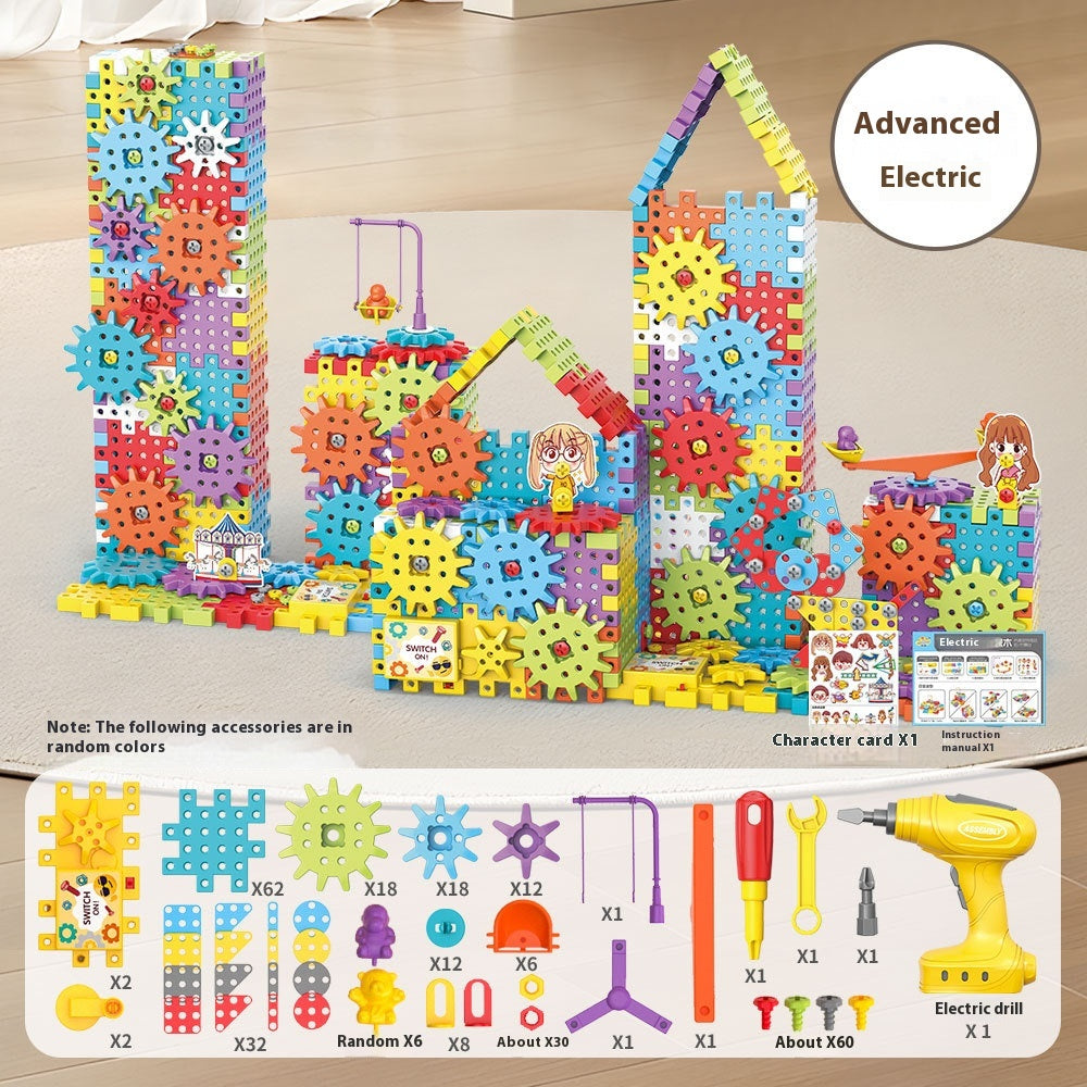 Puzzle Variety Electric Building Blocks Large Particle DIY