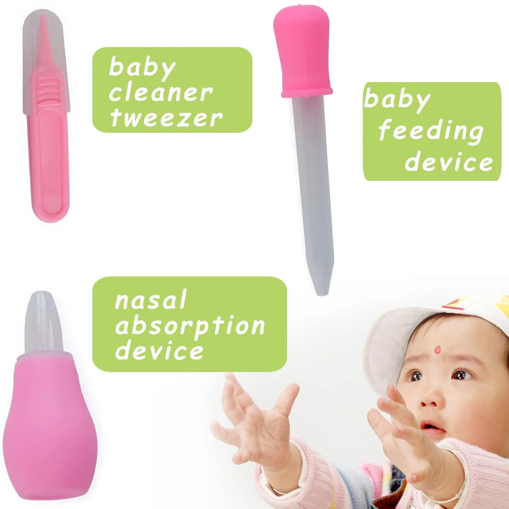 10-Piece Portable Newborn Baby Health Care and Grooming Kit - Essential Tools for New Parents