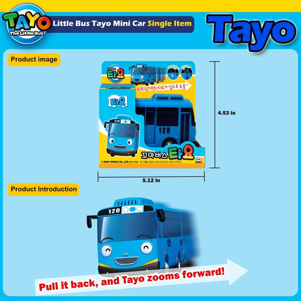 Tayo the Little Bus Action Figure - Perfect Christmas & Birthday Gift for Kids!